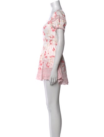 LoveShackFancy Printed Mini Dress