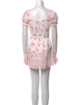 LoveShackFancy Printed Mini Dress