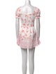 LoveShackFancy Printed Mini Dress