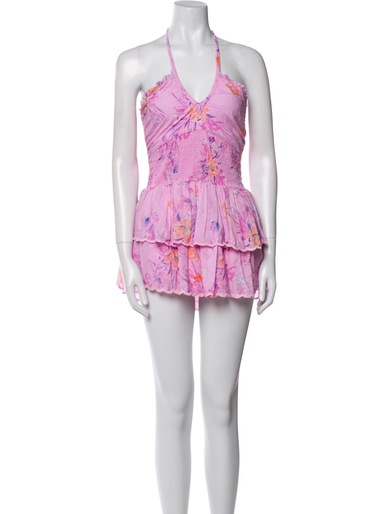 LoveShackFancy Printed Mini Dress