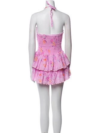 LoveShackFancy Printed Mini Dress