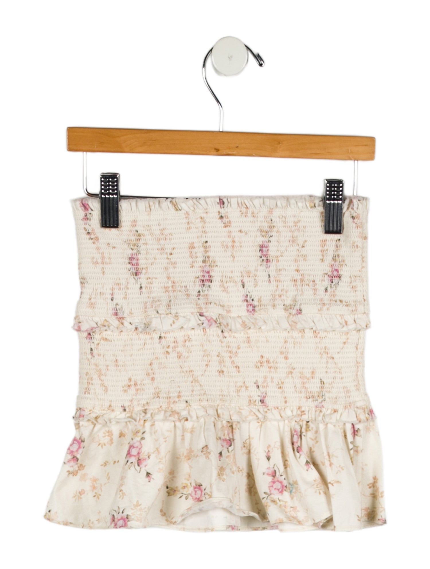 LoveShackFancy Girls' Tiered Ruffle Skirt