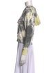 LoveShackFancy Tie-Dye Print V-Neck Hoodie