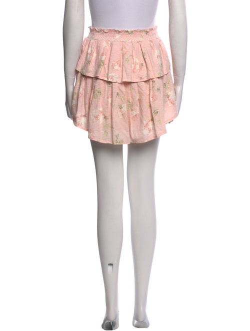 LoveShackFancy Printed Mini Skirt