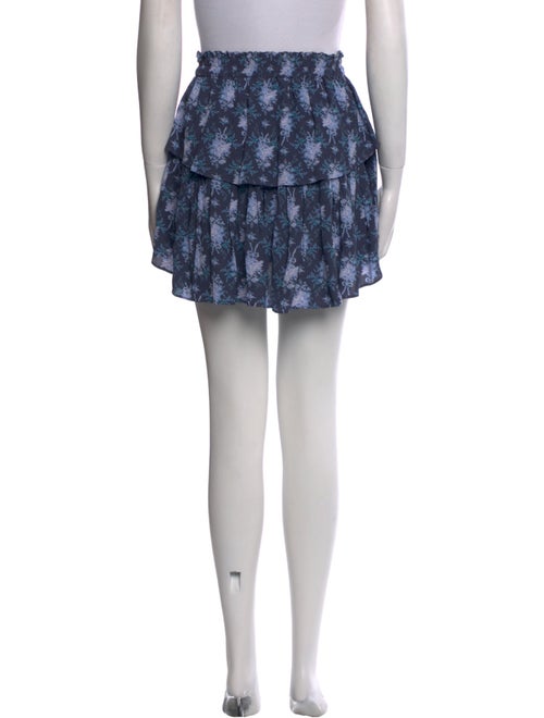 LoveShackFancy Floral Print Mini Skirt