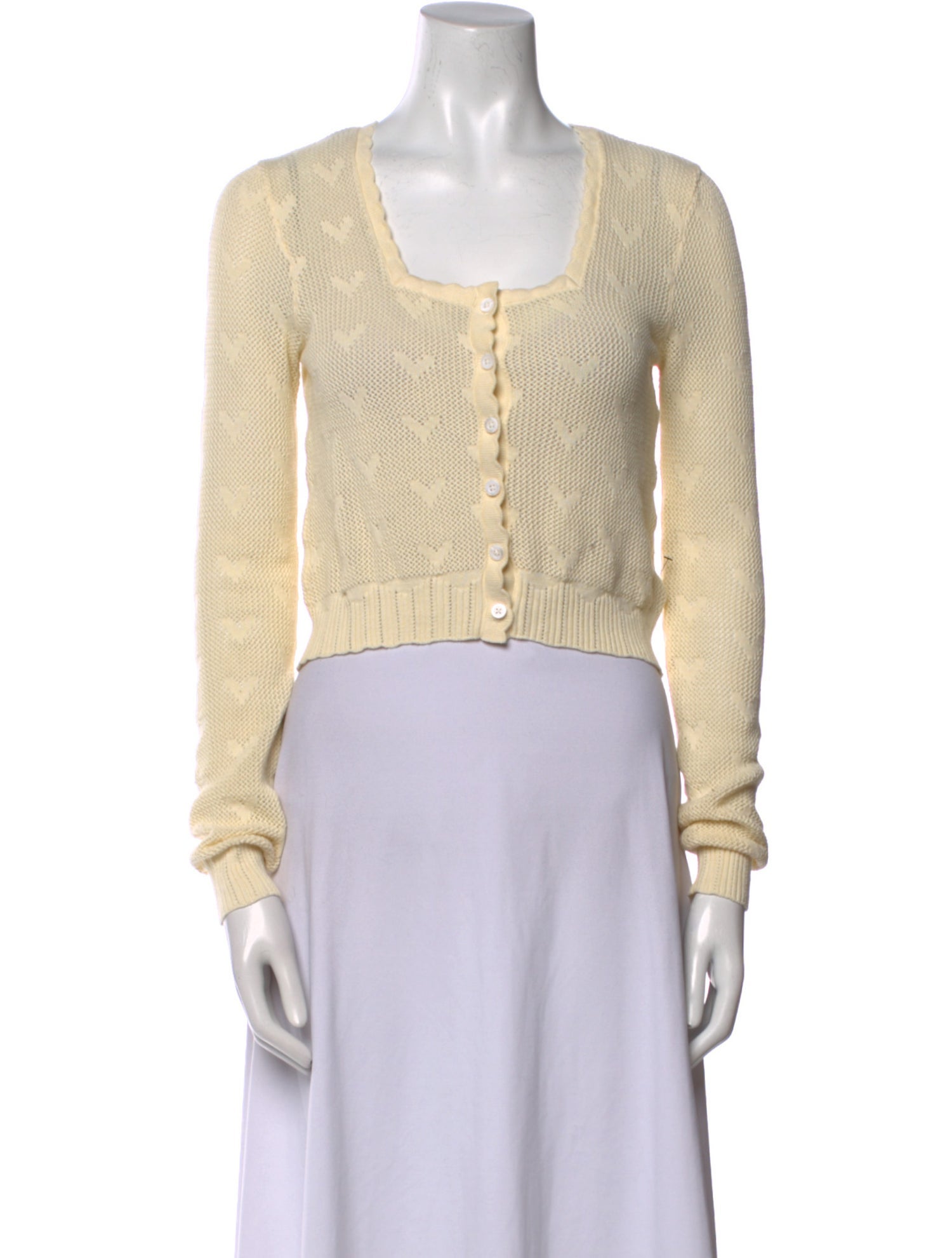 LoveShackFancy Scoop Neck Sweater