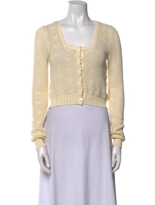 LoveShackFancy Scoop Neck Sweater