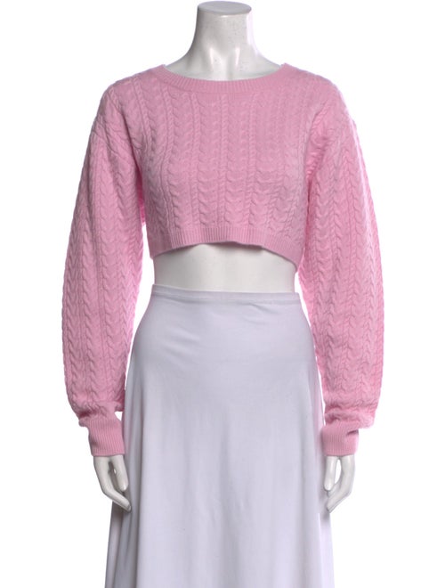 LoveShackFancy Wool Crew Neck Sweater