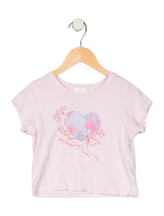 LoveShackFancy Girl's Casual T-Shirt