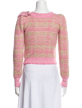 LoveShackFancy Nylon Tweed Pattern Evening Jacket