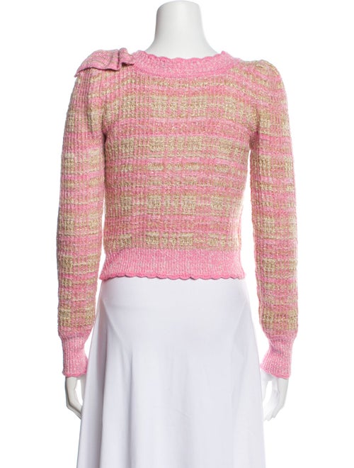 LoveShackFancy Nylon Tweed Pattern Evening Jacket