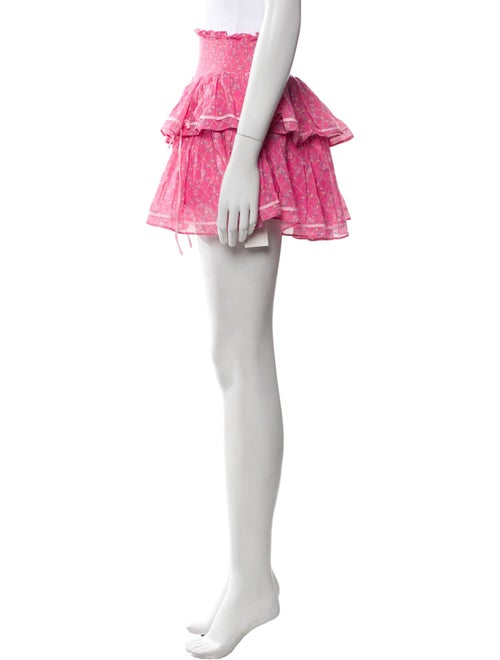 LoveShackFancy Printed Mini Skirt