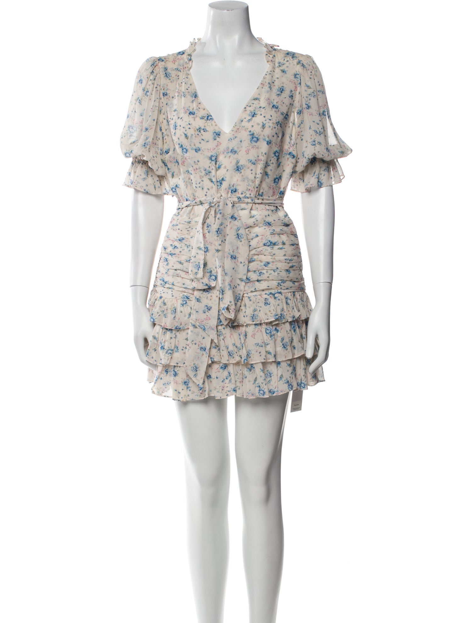 LoveShackFancy Silk Mini Dress