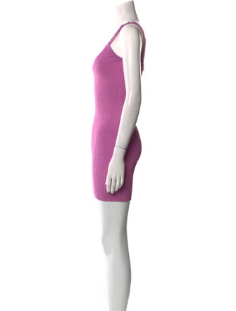 LoveShackFancy Square Neckline Mini Dress