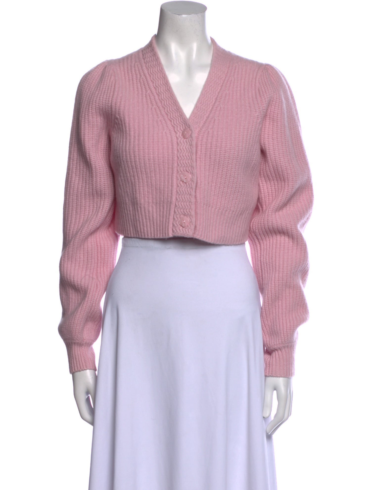 LoveShackFancy Wool V-Neck Sweater