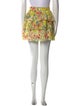 LoveShackFancy Floral Print Mini Skirt