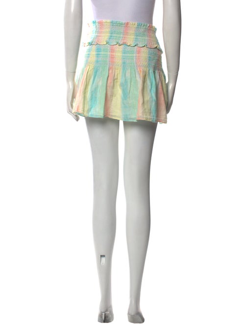 LoveShackFancy Striped Mini Skirt