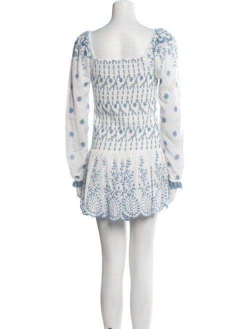 LoveShackFancy Printed Mini Dress