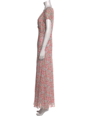 LoveShackFancy Silk Long Dress