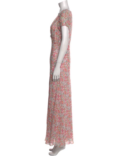 LoveShackFancy Silk Long Dress