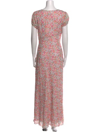 LoveShackFancy Silk Long Dress