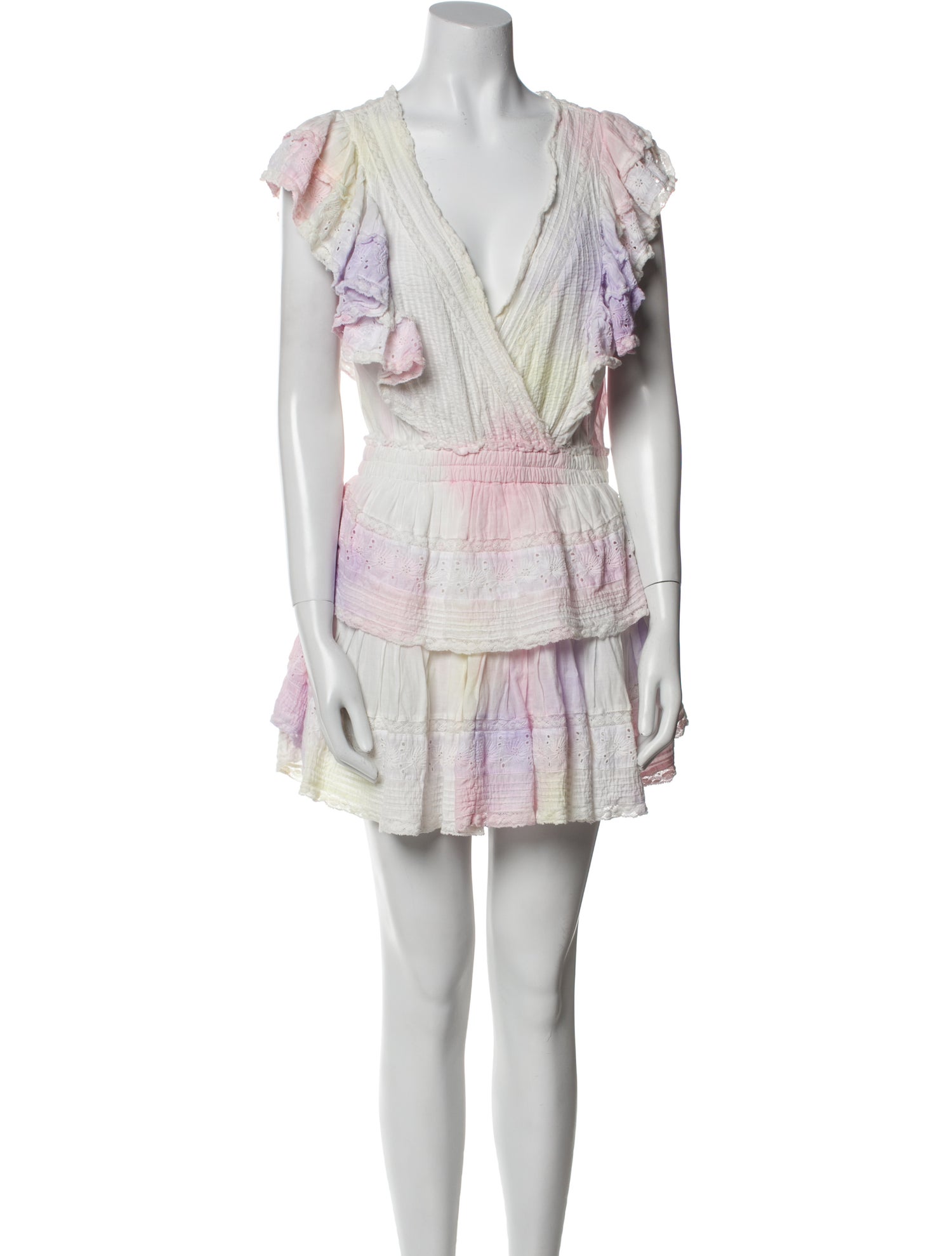 LoveShackFancy Printed Mini Dress