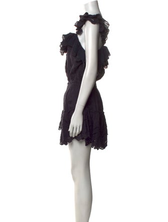 LoveShackFancy Off-The-Shoulder Mini Dress