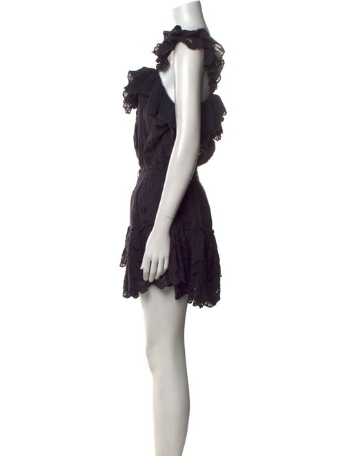 LoveShackFancy Off-The-Shoulder Mini Dress