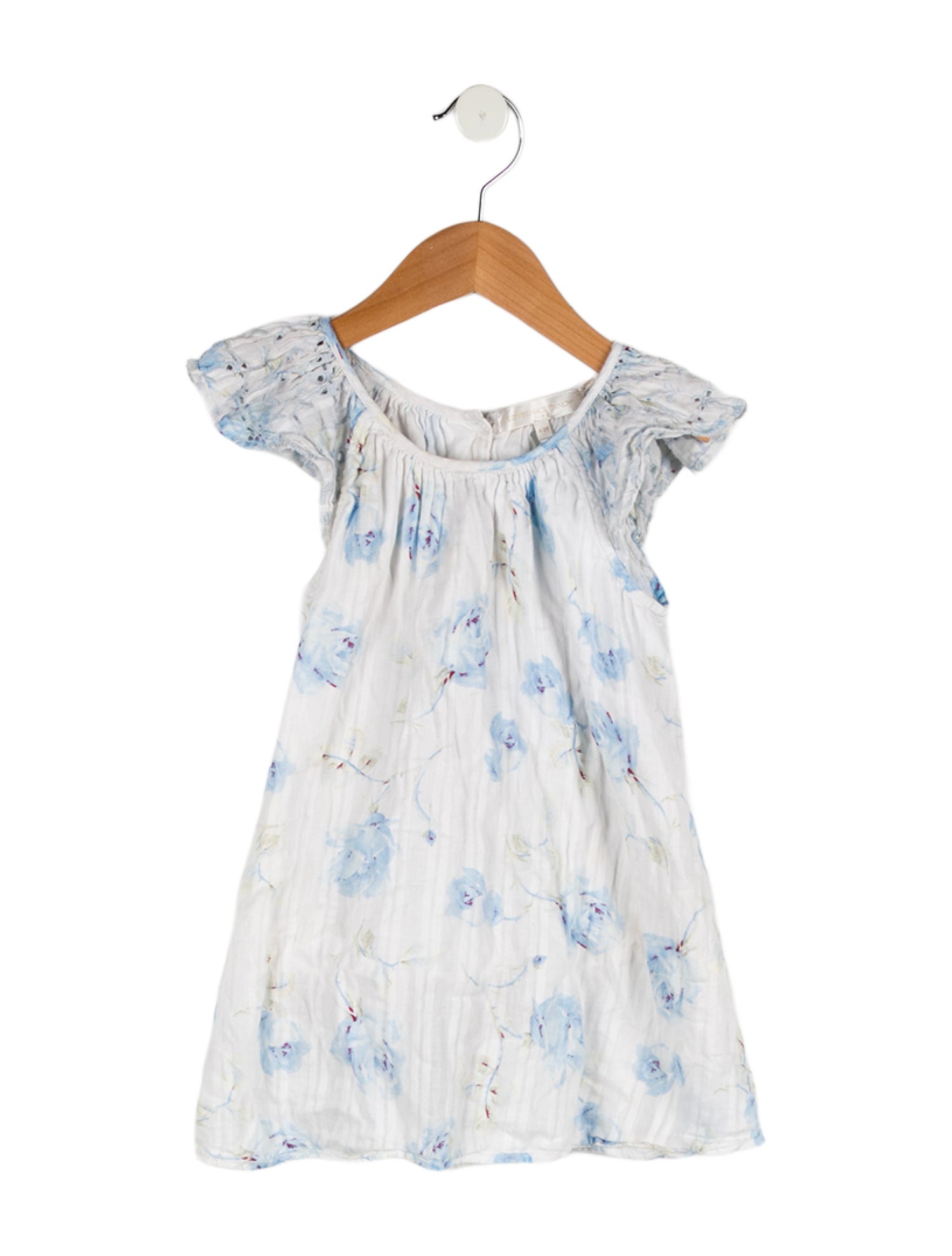 LoveShackFancy Girls' Patterned Sleeveless Dress