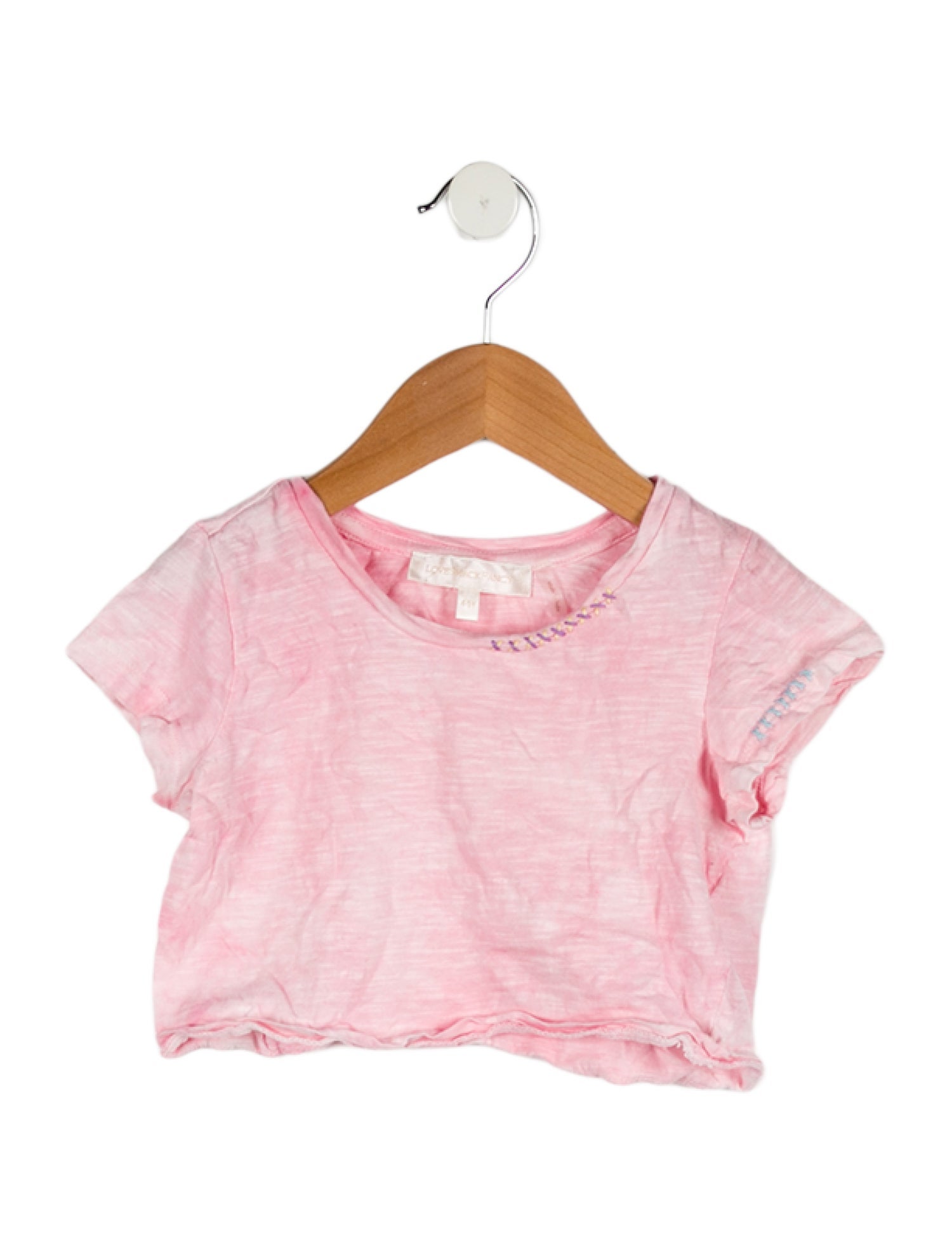 LoveShackFancy Girls' Short Sleeve Shirt
