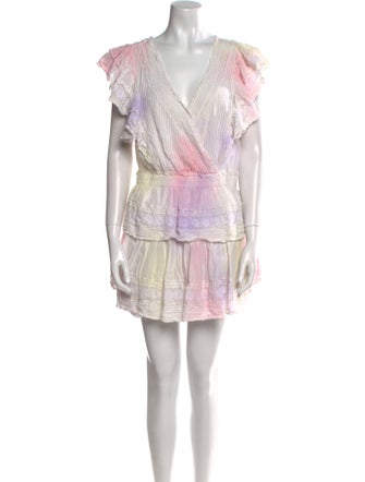 LoveShackFancy Printed Mini Dress