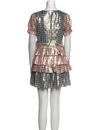 LoveShackFancy Silk Mini Dress