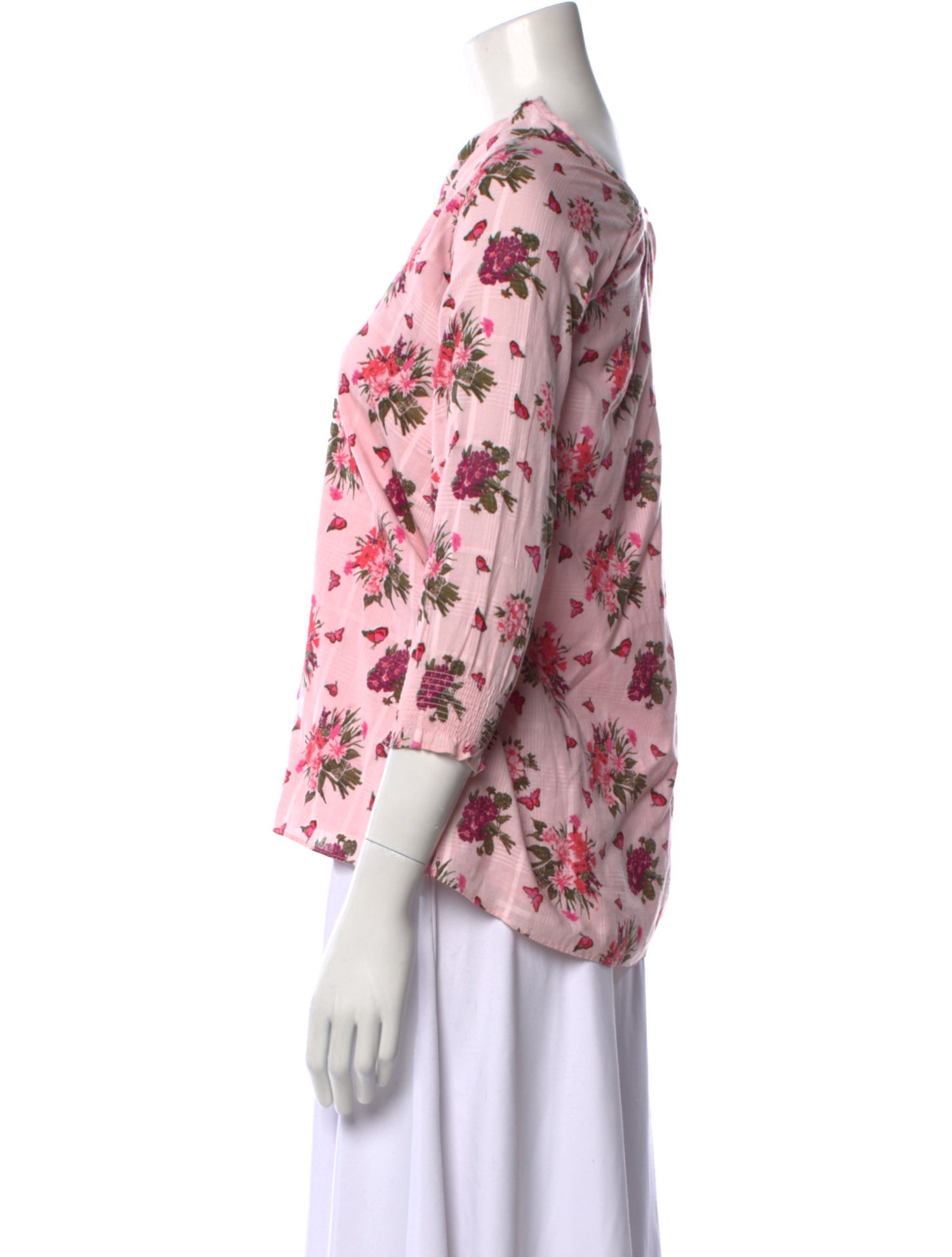 LoveShackFancy LoveShackFancy Long Sleeve Floral Dress