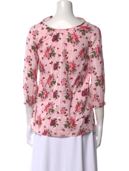 LoveShackFancy LoveShackFancy Long Sleeve Floral Dress