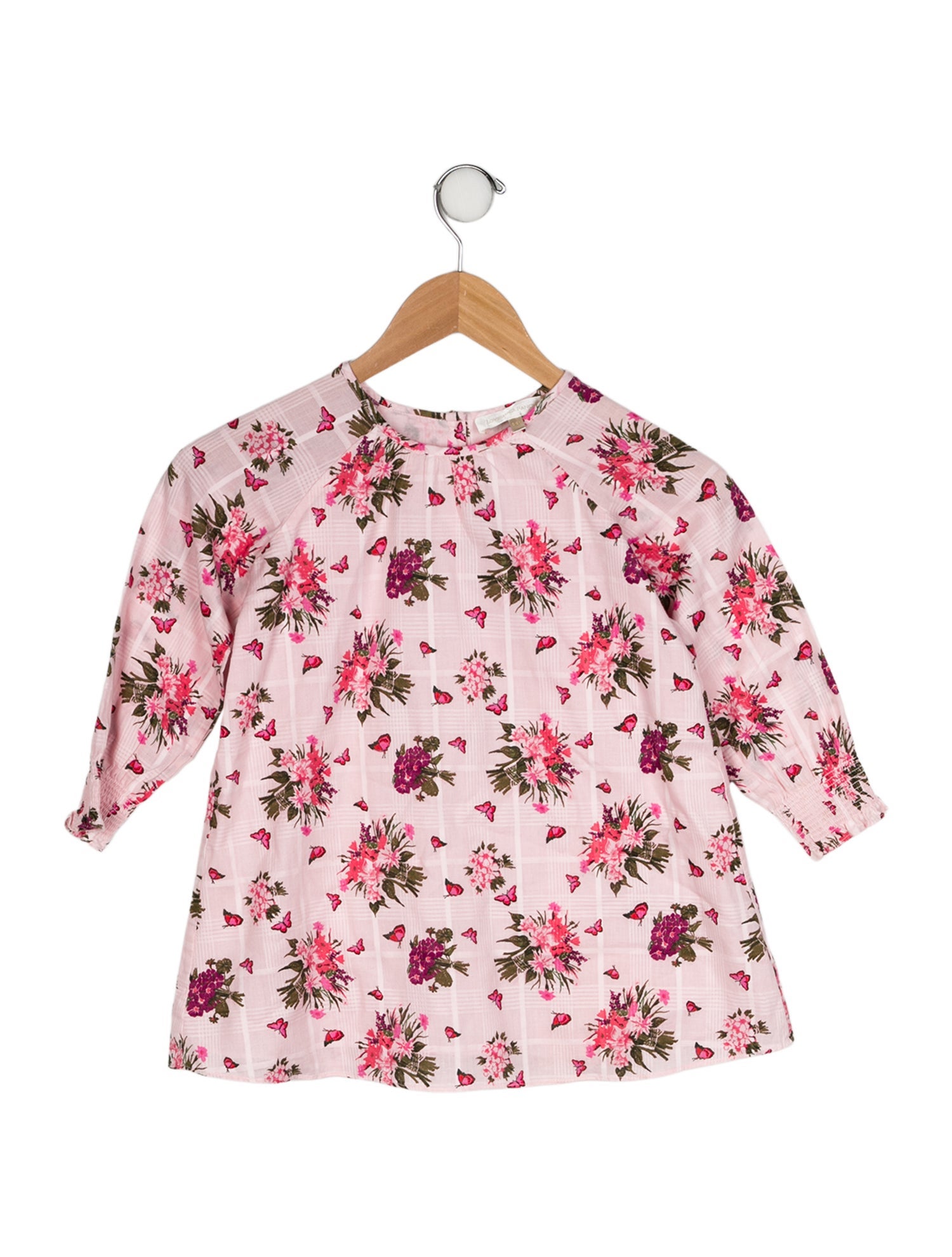 LoveShackFancy Toddler Girls' Patterned Long Sleeve Dress