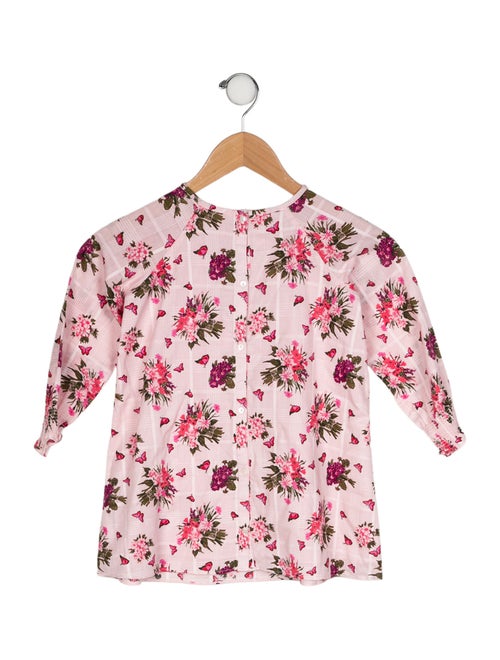 LoveShackFancy Toddler Girls' Patterned Long Sleeve Dress