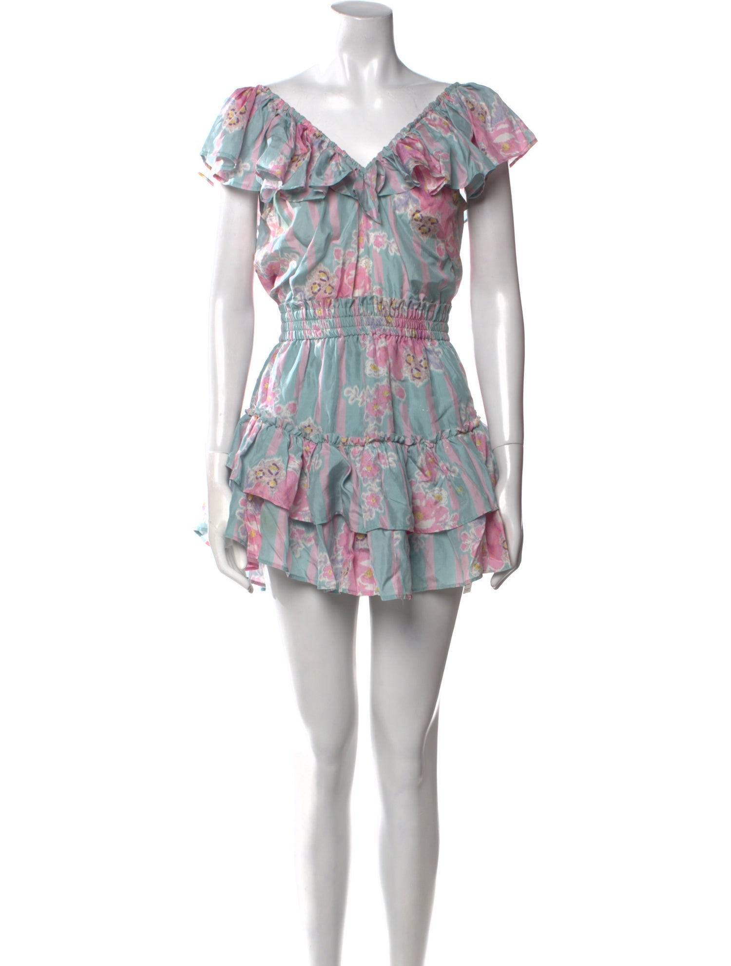 LoveShackFancy Silk Printed Tunic