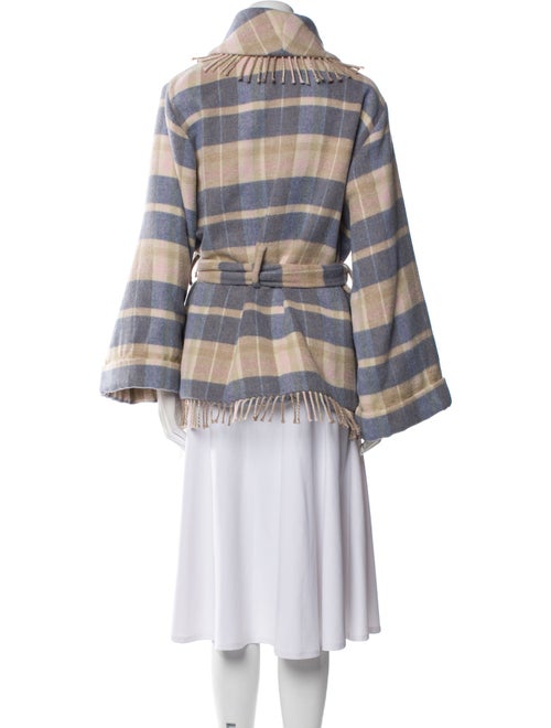 LoveShackFancy Plaid Print Coat