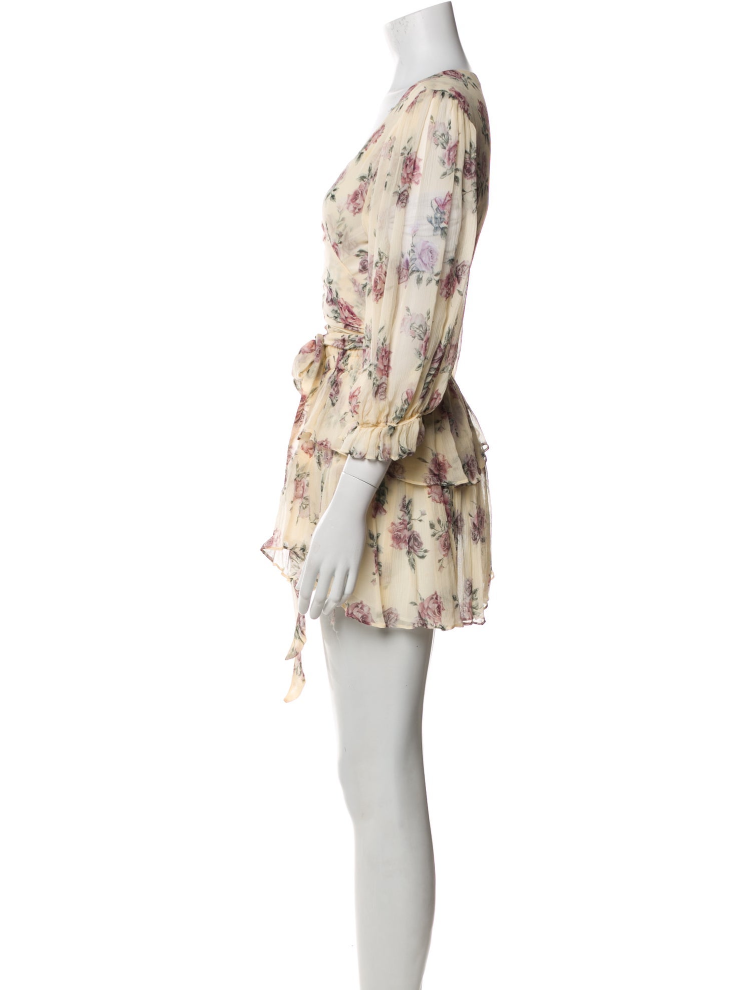 LoveShackFancy Silk Floral Print Skirt Set