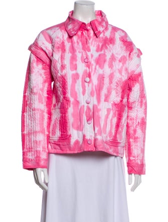 LoveShackFancy Tie-Dye Print Jacket