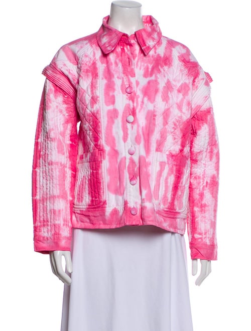 LoveShackFancy Tie-Dye Print Jacket