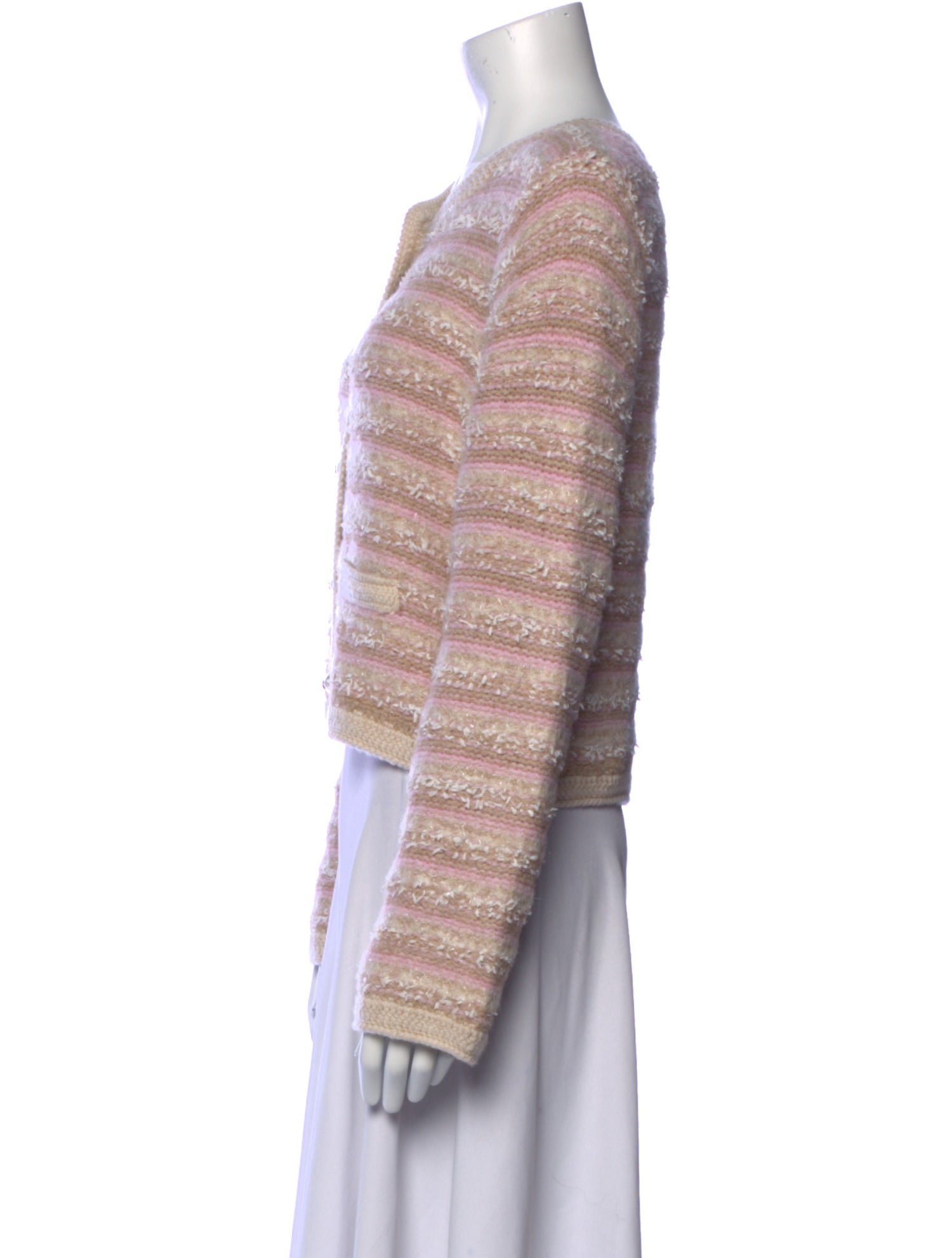 LoveShackFancy Nylon Striped Sweater