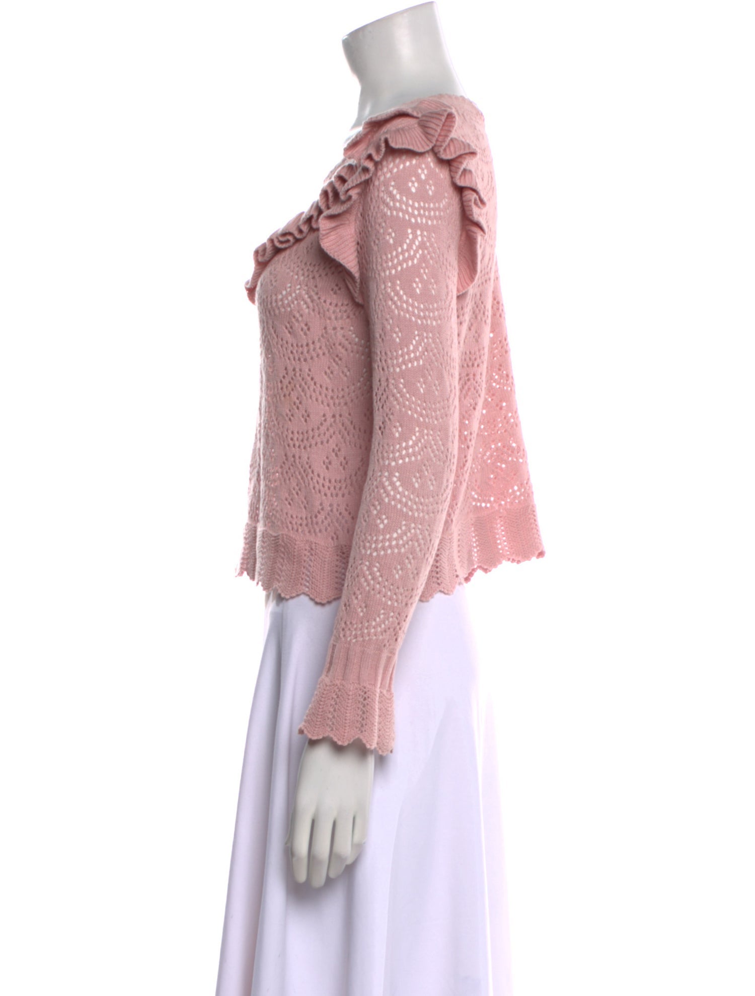 LoveShackFancy Scoop Neck Sweater