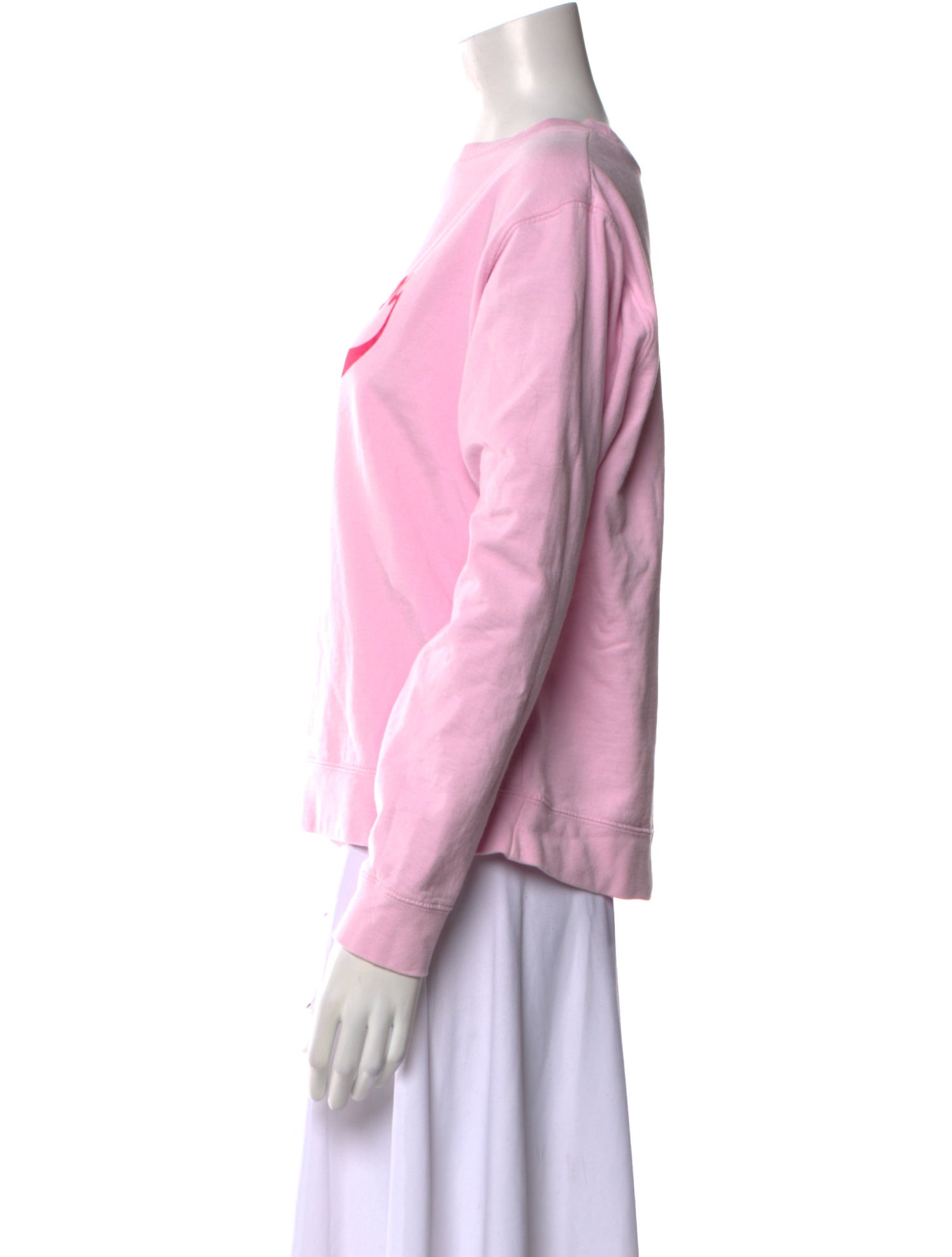 LoveShackFancy Graphic Print Crew Neck Sweatshirt