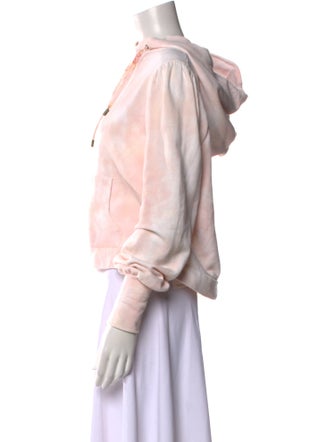 LoveShackFancy Tie-Dye Print Crew Neck Sweatshirt