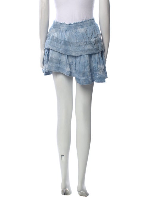 LoveShackFancy Ruffle Embellishment Mini Skirt