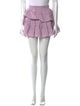 LoveShackFancy Ruffle Embellishment Mini Skirt