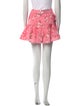 LoveShackFancy Floral Print Mini Skirt