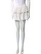 LoveShackFancy Ruffle Embellishment Mini Skirt
