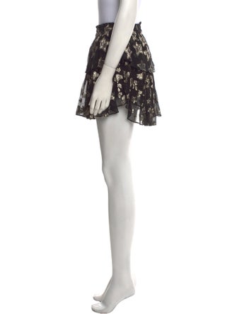 LoveShackFancy Silk Mini Skirt